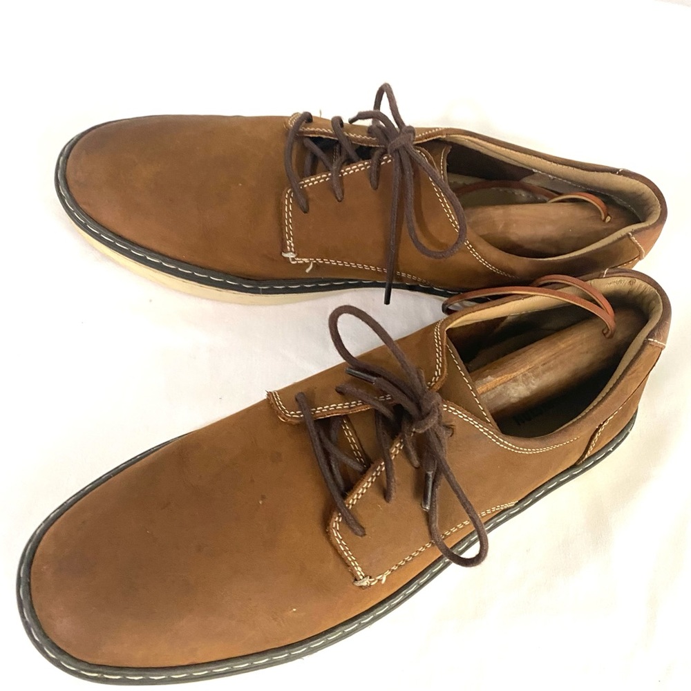 JOHNSTON & MURPHY Boys Shoes 7M Big Boy’s McGuffey Brown Plain Toe Shoes